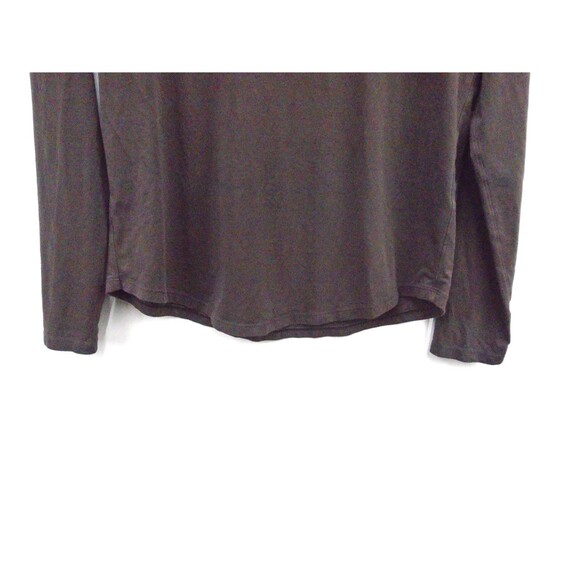 Lululemon Love Long Sleeve T Shirt Size 6 Women’s Breathable Hip Length Brown - Picture 5 of 6